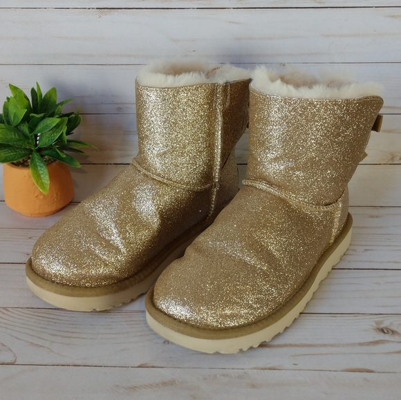 UGG Shoes - UGG MINI BAILEY BOW SPARKLE BOOT